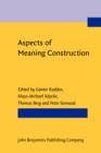 Image for Aspects of meaning construction