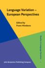 Image for Language variation--European perspectives: selected papers from the Third International Conference on Language Variation in Europe (ICLaVE 3), Amsterdam, June 2005