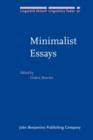 Image for Minimalist essays : v. 91