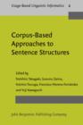 Image for Corpus-based approaches to sentence structures