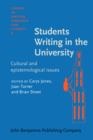 Image for Students writing in the university: cultural and epistemological issues