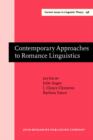 Image for Contemporary approaches to Romance linguistics: selected papers from the 33rd Linguistic Symposium on Romance Languages (LSRL), Bloomington, Indiana, April 2003