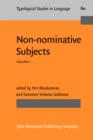 Image for Non-nominative Subjects: Volume 1