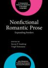 Image for Nonfictional Romantic Prose: Expanding borders