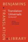 Image for Translation Universals: Do they exist?