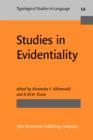 Image for Studies in Evidentiality