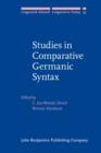 Image for Studies in Comparative Germanic Syntax: Proceedings from the 15th Workshop on Comparative Germanic Syntax (Groningen, May 26-27, 2000)