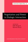 Image for Negotiation and Power in Dialogic Interaction