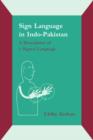 Image for Sign Language in Indo-Pakistan: A description of a signed language