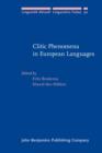Image for Clitic Phenomena in European Languages : 30