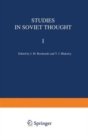 Image for Studies in Soviet Thought