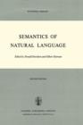 Image for Semantics of Natural Language