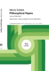 Image for Moritz Schlick Philosophical Papers