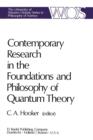 Image for Contemporary Research in the Foundations and Philosophy of Quantum Theory