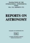 Image for Transactions of the International Astronomical Union: Reports on Astronomy