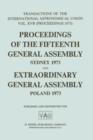 Image for Transactions of the International Astronomical Union : Proceedings of the Fifteenth General Assembly Sydney 1973 and Extraordinary General Assembly Poland 1973