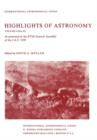 Image for Highlights of Astronomy : Part II As Presented at the XVIth General Assembly 1976