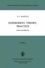 Image for Experiment, Theory, Practice : Articles and Addresses