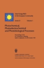 Image for Photochemical, Photoelectrochemical and Photobiological Processes, Vol.1