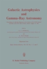 Image for Galactic Astrophysics and Gamma-Ray Astronomy