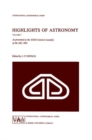 Image for Highlights of Astronomy