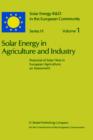 Image for Solar Energy in Agriculture and Industry : Potential of Solar Heat in European Agriculture, an Assessment