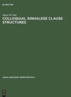 Image for Colloquial Sinhalese Clause Structures