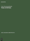 Image for Thai Syntax : An Outline