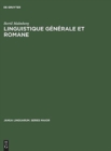 Image for Linguistique generale et romane
