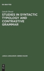 Image for Studies in Syntactic Typology and Contrastive Grammar