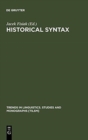 Image for Historical Syntax