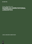 Image for Papers in Computational Linguistics
