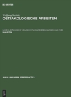 Image for Ostjakologische Arbeiten, Band 4, Ostjakische Volksdichtung und Erzahlungen aus zwei Dialekten