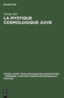 Image for La Mystique Cosmologique Juive