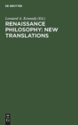 Image for Renaissance Philosophy: New Translations