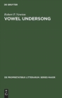 Image for Vowel undersong