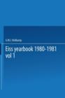 Image for EISS Yearbook 1980–1981 Part I / Annuaire EISS 1980–1981 Partie I