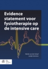 Image for Evidence statement voor fysiotherapie op de intensive care