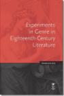 Image for Experiments in Genre in Eighteenth-century Literature