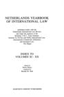 Image for Netherlands Yearbook of International Law, Index To Vol XI-XX