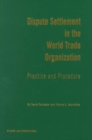 Image for Dispute Settlement in the World Trade Organization