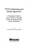 Image for WTO antidumping and subsidy agreements  : a practitioner&#39;s guide to &#39;sunset&#39;