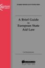 Image for A Brief Guide to European State Aid Law