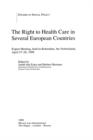 Image for The Right to Health Care in Several European Countries