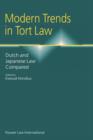 Image for Modern trends in tort law  : Dutch and Japanese law compared