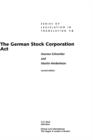 Image for The German Stock Corporation Act