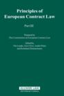 Image for Principles of European contract lawPart 3