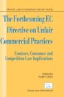 Image for The forthcoming EC directive on unfair commercial practices