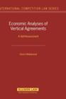 Image for Economic Analyses of Vertical Agreements : A Self-Assessment