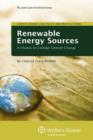 Image for Renewable energy sources  : a chance to combat climate change